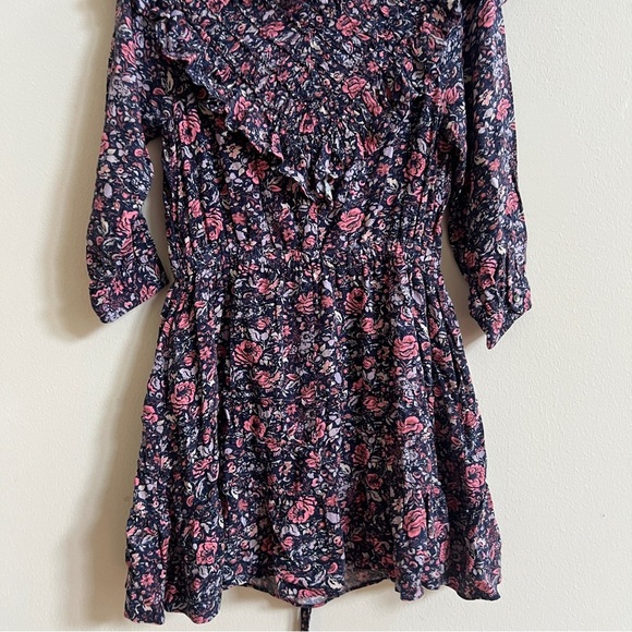 La Vie Rebecca Taylor Toile Floral Ruffle Dress - Picture 8 of 9